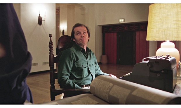 The horror of the blank page  Jack Nicholson at his typewriter in The Shining