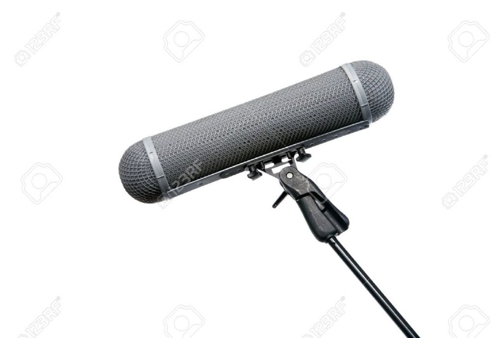 3424701-location-microphone-wind-protection-basket-on-boom-mic-stock-photo